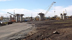 Новосибирск мост стройки дорога автомобили Новосибирск мост стройки дорога автомобили