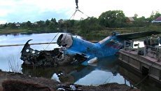 Новые кадры с места крушения Як-42 под Ярославлем Новые кадры с места крушения Як-42 под Ярославлем