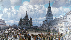 Картина А.Васнецова Красная площадь во второй половине XVII века. Картина А.Васнецова Красная площадь во второй половине XVII века.