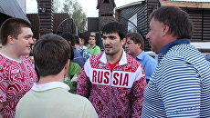 Дзюдоисты Тагир Хайбулаев и Мансур Исаев в Зеленограде Дзюдоисты Тагир Хайбулаев и Мансур Исаев в Зеленограде