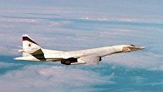 Стратегический сверхзвуковой ракетоносец ТУ-160 Иван Ярыгин. Архивное фото Стратегический сверхзвуковой ракетоносец ТУ-160 Иван Ярыгин. Архивное фото