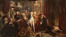 Рейтан — упадок Польши, картина Яна Матейко. Холст, масло, 1866 Рейтан — упадок Польши, картина Яна Матейко. Холст, масло, 1866