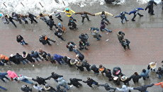 Акция Белый круг в Москве Акция Белый круг в Москве