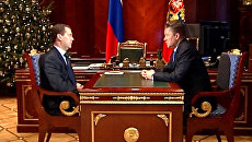 Миллер рассказал Медведеву, что беспокоит Газпром Миллер рассказал Медведеву, что беспокоит Газпром