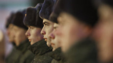 Отправка новобранцев на службу в Президентский полк Отправка новобранцев на службу в Президентский полк