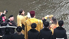 Фрегат Адмирал Горшков освятили перед спуском на воду Фрегат Адмирал Горшков освятили перед спуском на воду