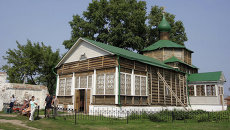Свияжский Богородице-Успенский монастырь на острове Свияжск. Архивное фото Свияжский Богородице-Успенский монастырь на острове Свияжск. Архивное фото