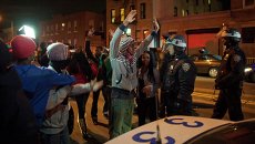 Акция протеста в Нью-Йорке, которую спровоцировало убийство полицейскими подростка Акция протеста в Нью-Йорке, которую спровоцировало убийство полицейскими подростка