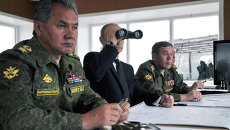 В.Путин наблюдал за военными ученииями на забайкальском полигоне В.Путин наблюдал за военными ученииями на забайкальском полигоне