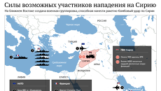 Силы возможных участников нападения на Сирию Силы возможных участников нападения на Сирию