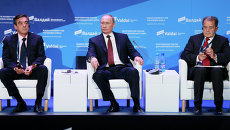 В.Путин на заседании дискуссионного клуба Валдай, фото с места события В.Путин на заседании дискуссионного клуба Валдай, фото с места события