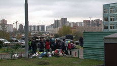 Тела пяти младенцев обнаружили в мусорном баке в Балашихе. Кадры с места ЧП Тела пяти младенцев обнаружили в мусорном баке в Балашихе. Кадры с места ЧП