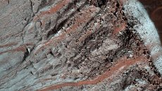 Снимок поверхности Марса, полученный камерой HiRISE Снимок поверхности Марса, полученный камерой HiRISE