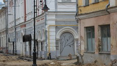 Ремонт на Рождественской улице Нижнего Новгорода, октябрь 2013 Ремонт на Рождественской улице Нижнего Новгорода, октябрь 2013