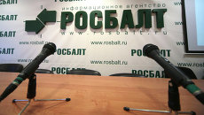 В зале пресс-конференций информационного агентства Росбалт В зале пресс-конференций информационного агентства Росбалт