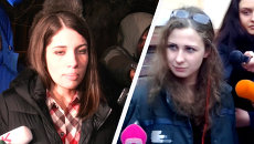 Мария Алехина пообщалась с журналистами после освобождения по амнистии Мария Алехина пообщалась с журналистами после освобождения по амнистии