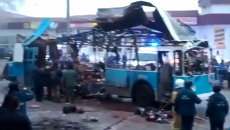 Теракт в троллейбусе в Волгограде. Кадры с места ЧП Теракт в троллейбусе в Волгограде. Кадры с места ЧП