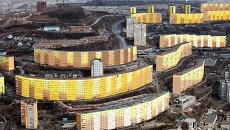 План цветовой гаммы одного из кварталов Владивостока. Архивное фото План цветовой гаммы одного из кварталов Владивостока. Архивное фото