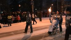 С факелом по атомграду: как Северск принял Паралимпийский огонь С факелом по атомграду: как Северск принял Паралимпийский огонь